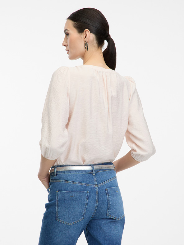 Orsay Bluză roz deschis de damă cu mânecă trei sferturi ORSAY