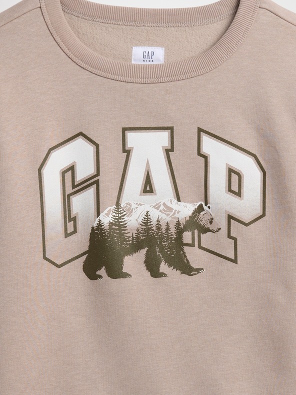 GAP Hanorac pentru copii cu logo și fleece GAP