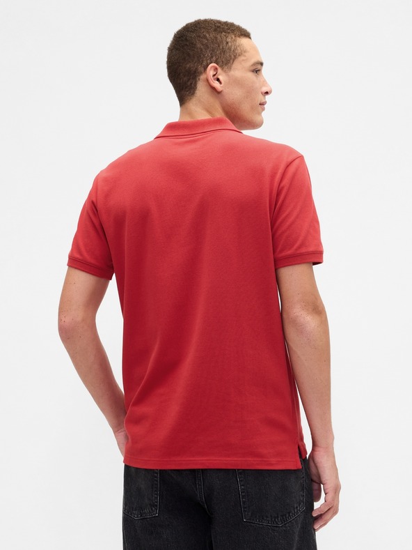 GAP Tricou polo pique cu model GAP