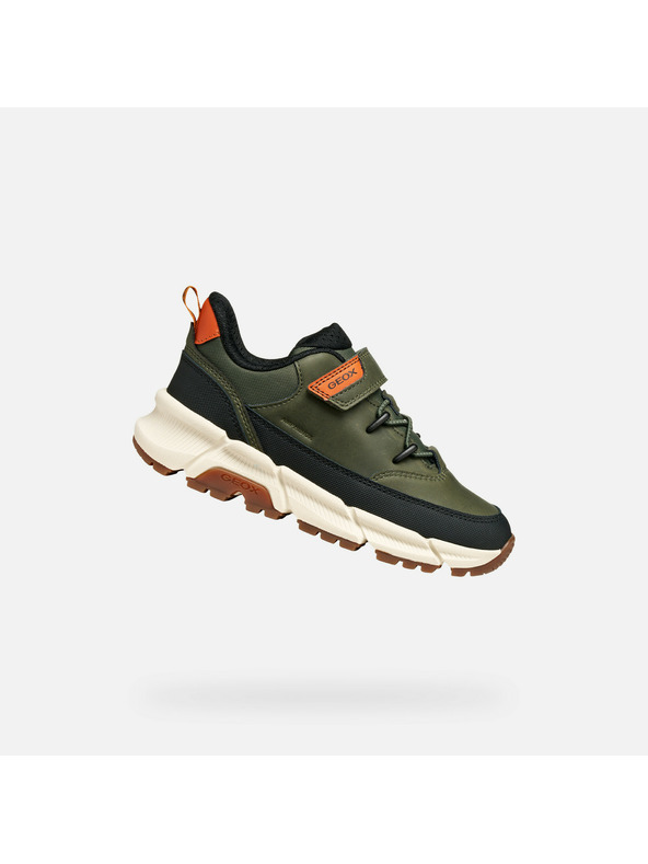 Geox Adidași kaki pentru băieți Geox Flexyper Plus