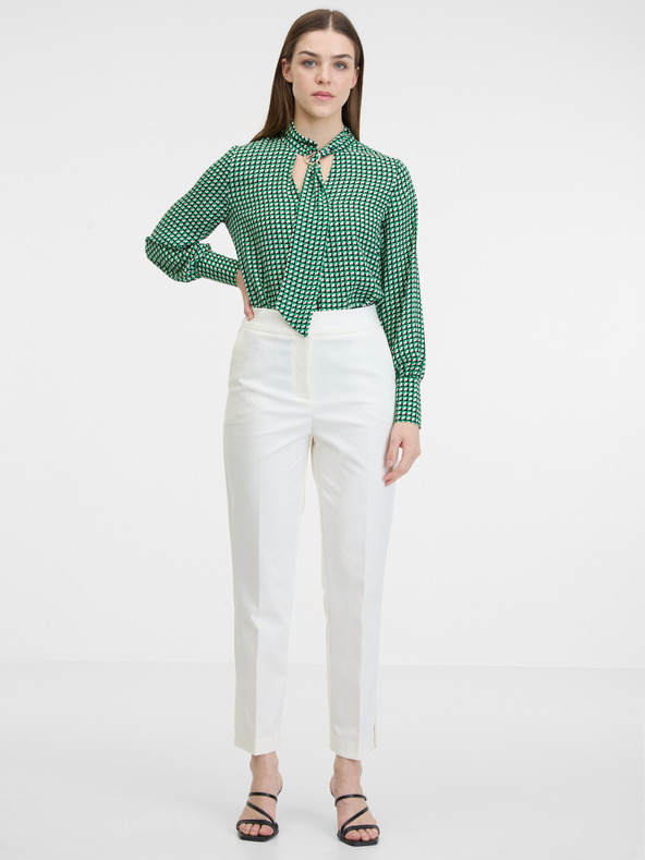 Orsay Bluză de damă verde cu model ORSAY