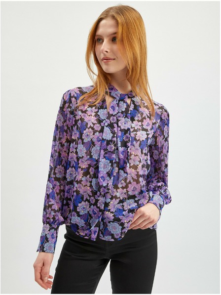 Orsay Bluză cu model floral violet de damă ORSAY