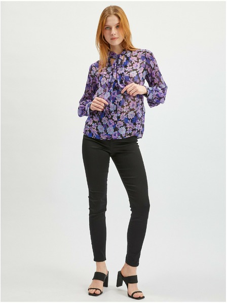 Orsay Bluză cu model floral violet de damă ORSAY