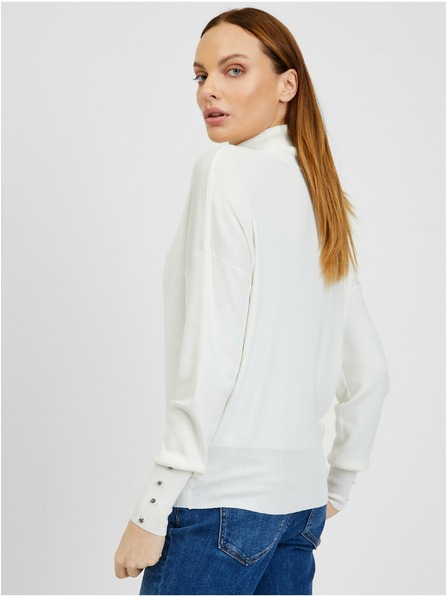 Orsay Pulover de damă alb ORSAY