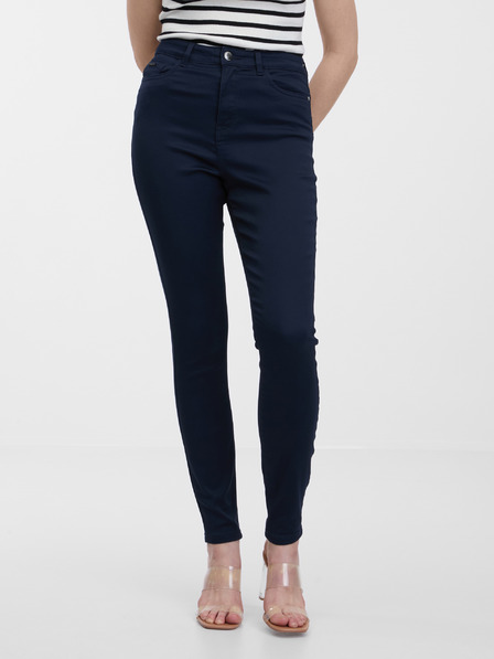 Orsay Pantaloni pentru femei albastru închis ORSAY