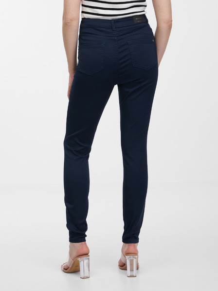 Orsay Pantaloni pentru femei albastru închis ORSAY