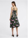 Orsay Fustă neagră cu model floral de damă ORSAY
