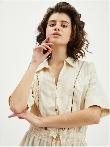 Orsay Salopetă bej de in de damă ORSAY