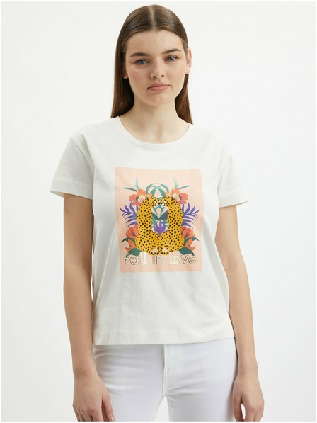 Orsay Bluză de damă crem ORSAY