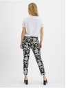 Orsay Pantaloni de damă cu model alb și negru ORSAY