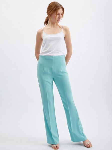 Orsay Pantaloni de damă albastru deschis ORSAY