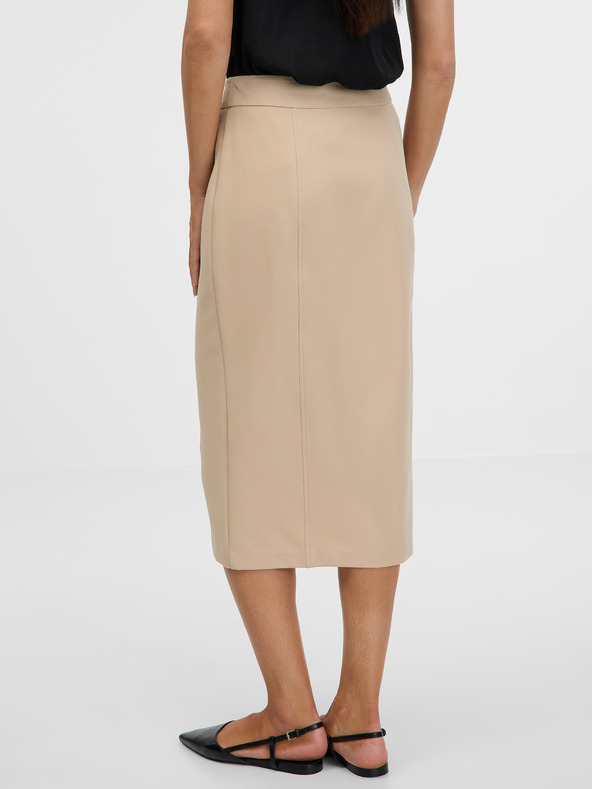 Orsay Fustă de damă maro deschis ORSAY