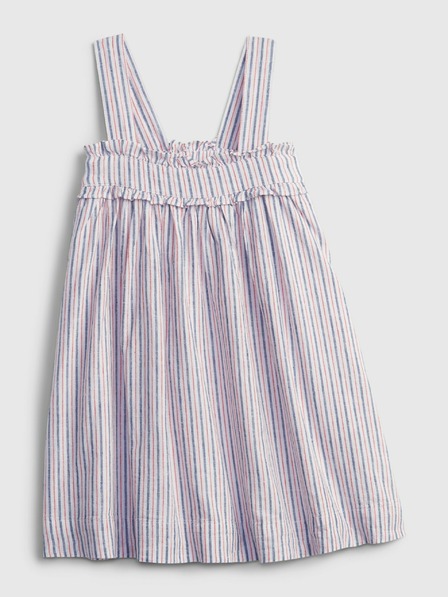 GAP Baby rochie din in cu dungi GAP