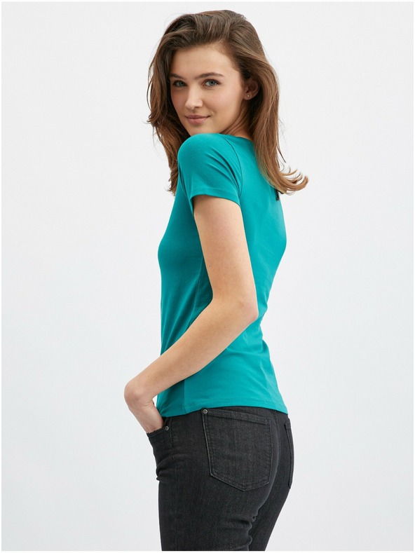 Orsay Tricou basic verde de damă ORSAY