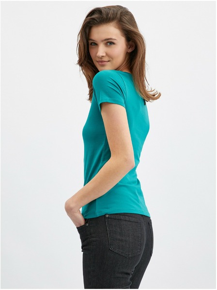 Orsay Tricou basic verde de damă ORSAY