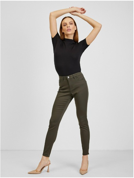 Orsay Pantaloni de damă kaki ORSAY