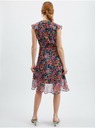 Orsay Rochie cu model floral roșu-negru de damă ORSAY