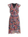 Orsay Rochie cu model floral roșu-negru de damă ORSAY