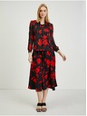 Orsay Bluză cu model floral roșu-negru de damă ORSAY