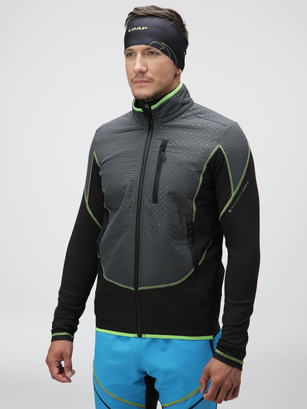 Loap Jachetă LOAP UXNAR gri și neagră pentru bărbați