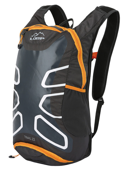 Loap Rucsac de ciclism gri închis LOAP TRAIL (22 l)