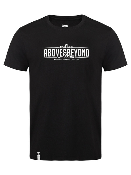 Loap Tricou negru pentru bărbați cu imprimeu LOAP BRED