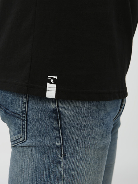 Loap Tricou negru pentru bărbați cu imprimeu LOAP BRED