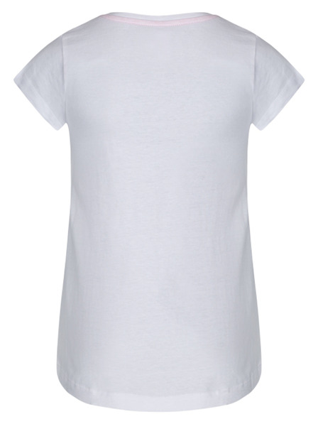 Loap Tricou alb pentru fete cu imprimeu LOAP BESNUDA