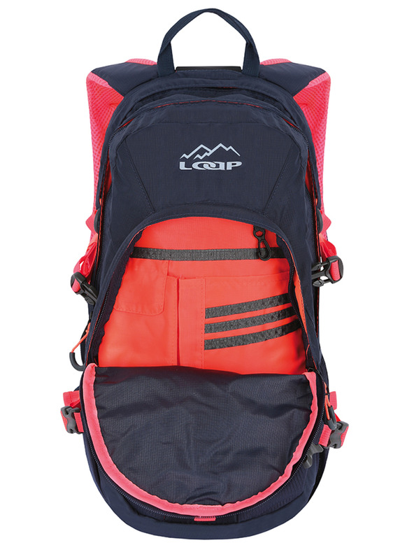 Loap Rucsac de ciclism roz și albastru LOAP TOPGATE