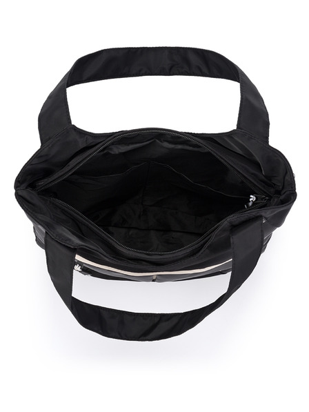 Loap Geantă albă și neagră pentru femei LOAP Binny