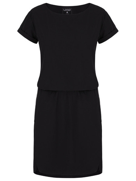 Loap Rochie neagră pentru femei LOAP Ubulina