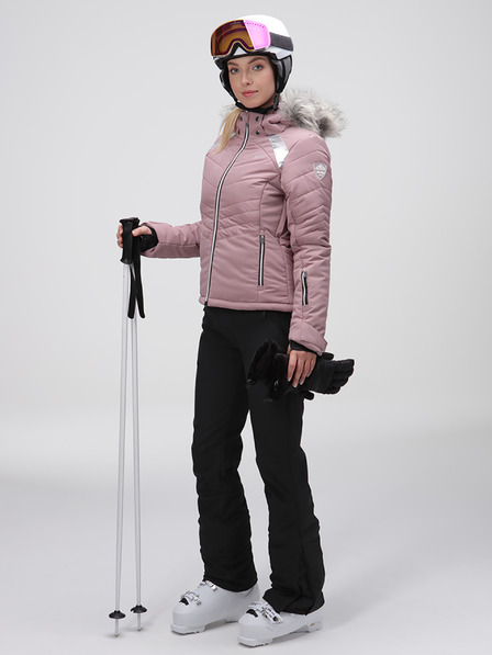 Loap Pantaloni softshell gri închis pentru femei LOAP LUPAGI