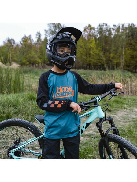Horsefeathers Tricou de ciclism pentru copii Spike petrol HORSEFEATHERS