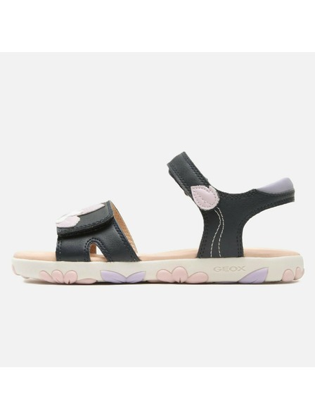 Geox Sandale și papuci albastru închis pentru fete Geox Haiti G. A