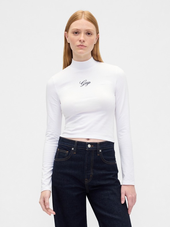 GAP Tricou crop cu logo GAP