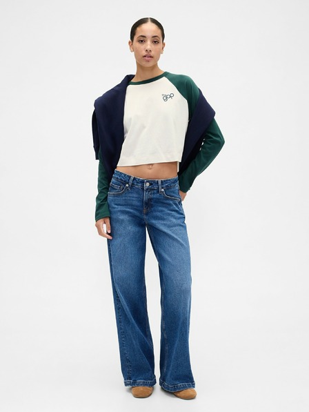 GAP Tricou crop cu logo GAP