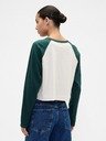 GAP Tricou crop cu logo GAP