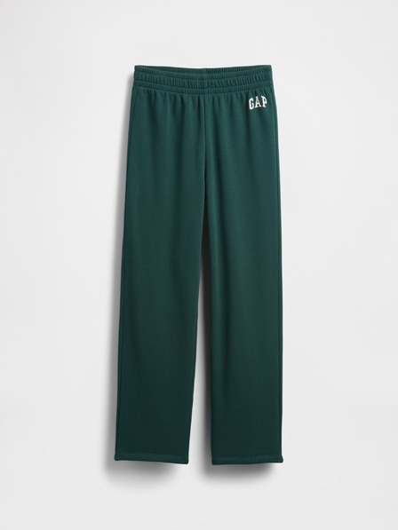 GAP Pantaloni de trening fleece logo army pentru copii GAP