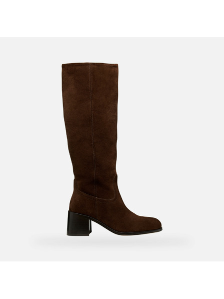 Geox Geox Alnoire - cizme maro închis pentru femei