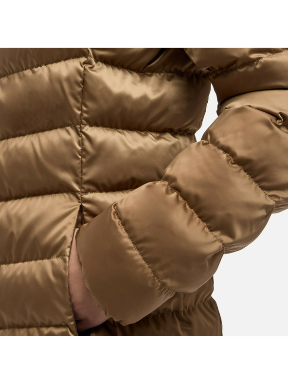 Geox Geox Zosma - jachetă maro deschis cu puf pentru femei