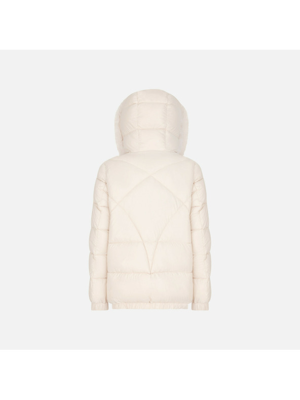 Geox Geox Backsie - jachetă cremă cu puf pentru femei