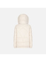 Geox Geox Backsie - jachetă cremă cu puf pentru femei