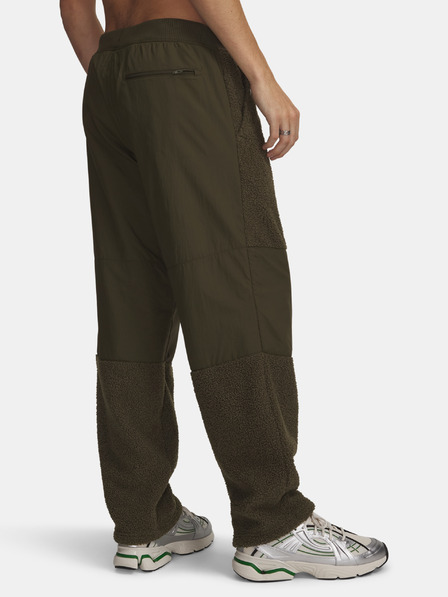 Under Armour Pantaloni sport pentru bărbați Under Armour UA High Pile Fleece Pants-GRN