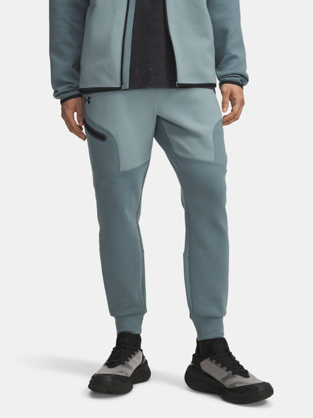 Under Armour Pantaloni de trening pentru bărbați Under Armour UA Unstoppable Flc Jgr EU-BLU