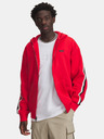 Under Armour Hanorac bărbați Under Armour UA Icon Heavy Rib FZ-RED