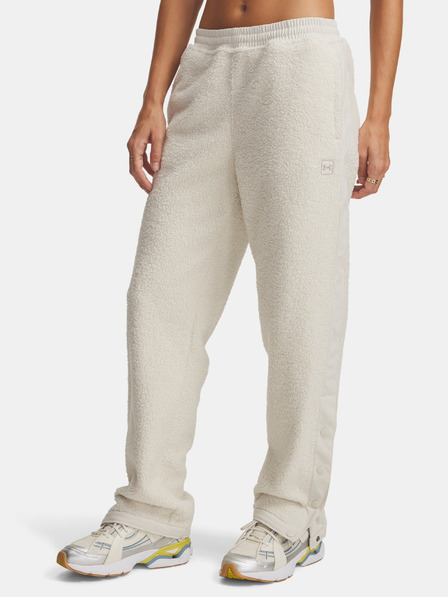 Under Armour Pantaloni sport damă Under Armour UA High Pile Fleece Pants-WHT