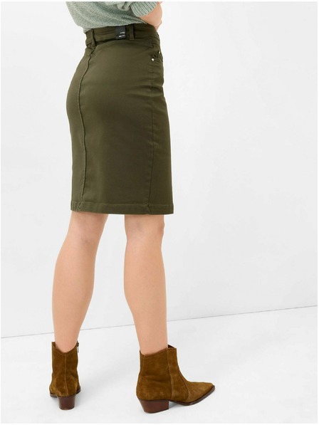Orsay Fustă scurtă cambrata kaki ORSAY