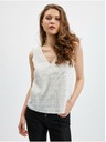 Orsay Top de damă alb din dantelă ORSAY