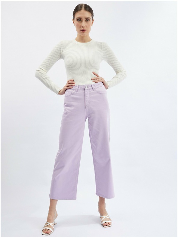 Orsay Blugi flared fit pentru femei de culoare violet deschis ORSAY