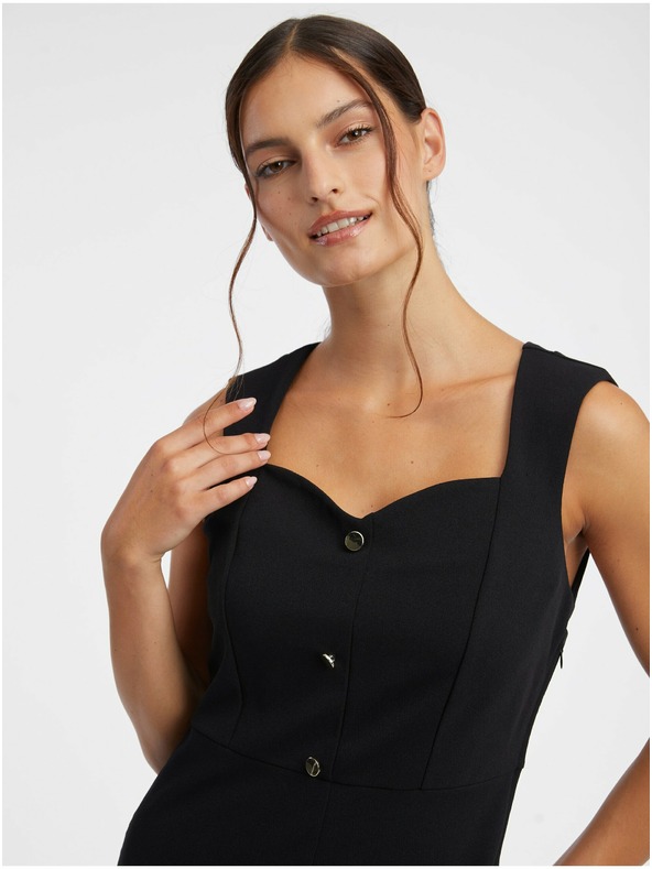 Orsay Rochie de damă neagră ORSAY